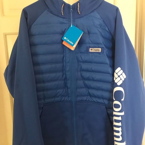 Columbia Other - NEW Blue Columbia terminal hybrid jacket & tags.